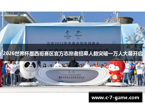 2026世界杯墨西哥赛区官方志愿者招募人数突破一万人大幕开启